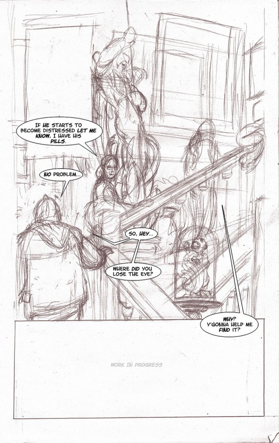 x Comics Page 006 The Truth - WIP pencils only